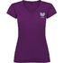 Victoria naisten lyhythihainen t-paita v-kaula-aukolla, violetti lisäkuva 1