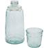 Vient 2-osainen juomalasisetti kierrätyslasista, läpikuultava-valkoinen liikelahja logopainatuksella