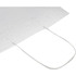 Voimapaperikassi 120 g/m2 kierrekahvoilla  pieni, valkoinen lisäkuva 6
