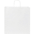 Voimapaperikassi 80-90 g/m2 kierrekahvoilla  XL, valkoinen lisäkuva 1