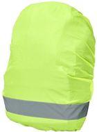 William-laukunsuoja, heijastava ja vedenpitävä, neon-keltainen liikelahja logopainatuksella