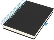 Wiro-päiväkirja, sininen, musta liikelahja logopainatuksella