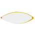 Yksivärinen Bora-rantapallo, valkoinen, keltainen lisäkuva 2