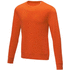 Zenon miesten svetari pyöreällä kaula-aukolla, oranssi liikelahja logopainatuksella