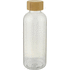 Ziggs 950 ml:n vesipullo kierrätetystä muovista, läpikuultava-valkoinen liikelahja logopainatuksella