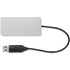 3-porttinen USB-keskitin 20 cm:n k HUB-C, hopea lisäkuva 1