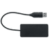 3-porttinen USB-keskitin 20 cm:n k HUB-C, musta lisäkuva 2