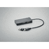 3-porttinen USB-keskitin 20 cm:n k HUB-C, musta lisäkuva 4