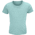 CRUSADER Lasten T paita CRUSADER KIDS, harmaa-harmaa, aqua-blue liikelahja logopainatuksella