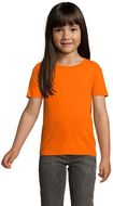 CRUSADER Lasten T paita CRUSADER KIDS, oranssi liikelahja logopainatuksella