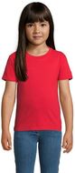 CRUSADER Lasten T paita CRUSADER KIDS, punainen liikelahja logopainatuksella