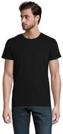CRUSADER MEN T-paita 150g CRUSADER MEN, syvä-musta liikelahja logopainatuksella