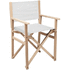 Foldable wooden beach chair RIMIES liikelahja logopainatuksella