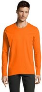IMPERIAL LSL MEN T-Shirt190 IMPERIAL LSL MEN, oranssi liikelahja logopainatuksella