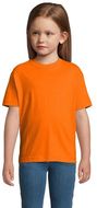 IMPERIAL Lasten T paita IMPERIAL KIDS, oranssi liikelahja logopainatuksella