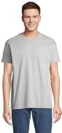 IMPERIAL MEN T-paita 190g IMPERIAL, puhdas-harmaa liikelahja logopainatuksella