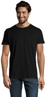 IMPERIAL MEN T-paita 190g IMPERIAL, syvä-musta liikelahja logopainatuksella