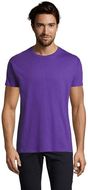 IMPERIAL MEN T-paita 190g IMPERIAL, tumma-violetti liikelahja logopainatuksella