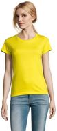 IMPERIAL WOMEN T-paita 190g IMPERIAL WOMEN, keltainen liikelahja logopainatuksella