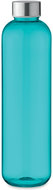 Juomapullo UTAH TOP, läpinäkyvä-sininen liikelahja logopainatuksella