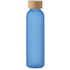 Lasipullo 500 ml ABE, läpinäkyvä-sininen liikelahja logopainatuksella