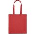 Luomupuuvillainen ostoskassi BENTE COLOUR, punainen lisäkuva 4