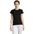 MISS Naisten T paita 150g MISS, syvä-musta liikelahja logopainatuksella
