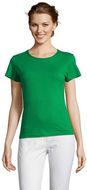 MISS Naisten T paita 150g MISS, vihreä-niitty liikelahja logopainatuksella