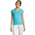 MOON Naisten T paita 150g MOON, sininen liikelahja logopainatuksella