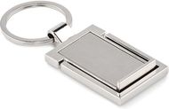 Metallinen avaimenperä-puhelinteli STANRIN, hopea liikelahja logopainatuksella