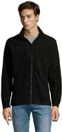 NORTH fleece jacket NORTH, musta liikelahja logopainatuksella