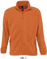 NORTH fleece jacket NORTH, oranssi liikelahja logopainatuksella