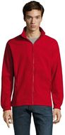 NORTH fleece jacket NORTH, punainen liikelahja logopainatuksella