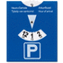 Pysäköintikiekko PVC PARKCARD liikelahja logopainatuksella
