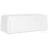 Pöytäliina 280x210 cm BRIDGE, valkoinen liikelahja logopainatuksella