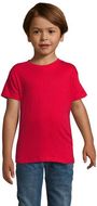 REGENT F Lasten T paita REGENT FIT KIDS, punainen liikelahja logopainatuksella