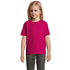 REGENT Lasten T paita 150g REGENT KIDS, fuksia liikelahja logopainatuksella