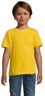 REGENT Lasten T paita 150g REGENT KIDS, keltainen liikelahja logopainatuksella