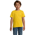 REGENT Lasten T paita 150g REGENT KIDS, keltainen liikelahja logopainatuksella
