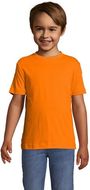 REGENT Lasten T paita 150g REGENT KIDS, oranssi liikelahja logopainatuksella