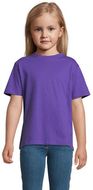 REGENT Lasten T paita 150g REGENT KIDS, tumma-violetti liikelahja logopainatuksella