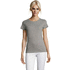 REGENT Naisten T paita 150g REGENT WOMEN, harmaa-kanerva liikelahja logopainatuksella