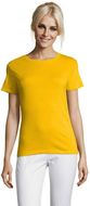 REGENT Naisten T paita 150g REGENT WOMEN, keltainen liikelahja logopainatuksella