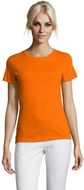 REGENT Naisten T paita 150g REGENT WOMEN, oranssi liikelahja logopainatuksella