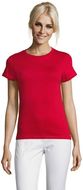 REGENT Naisten T paita 150g REGENT WOMEN, punainen liikelahja logopainatuksella