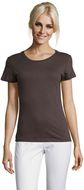 REGENT Naisten T paita 150g REGENT WOMEN, tummanharmaa liikelahja logopainatuksella