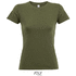 REGENT Naisten T paita 150g REGENT WOMEN, vihreä-armeija liikelahja logopainatuksella