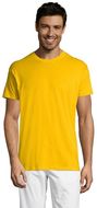 REGENT Uni T-paita 150g REGENT, keltainen liikelahja logopainatuksella