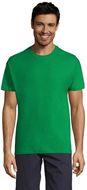 REGENT Uni T-paita 150g REGENT, vihreä-niitty liikelahja logopainatuksella