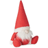 RPET felt Christmas dwarf DWARF, punainen liikelahja logopainatuksella